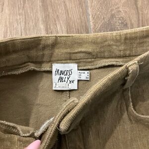 Princess Polly Tan Corduroy Trousers